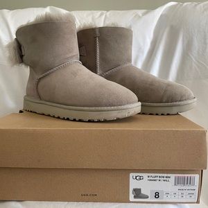 Ugg Fluff Bow Mini